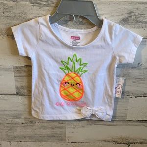 Girl Summer Shirt Pineapple NWT Size 24 Months